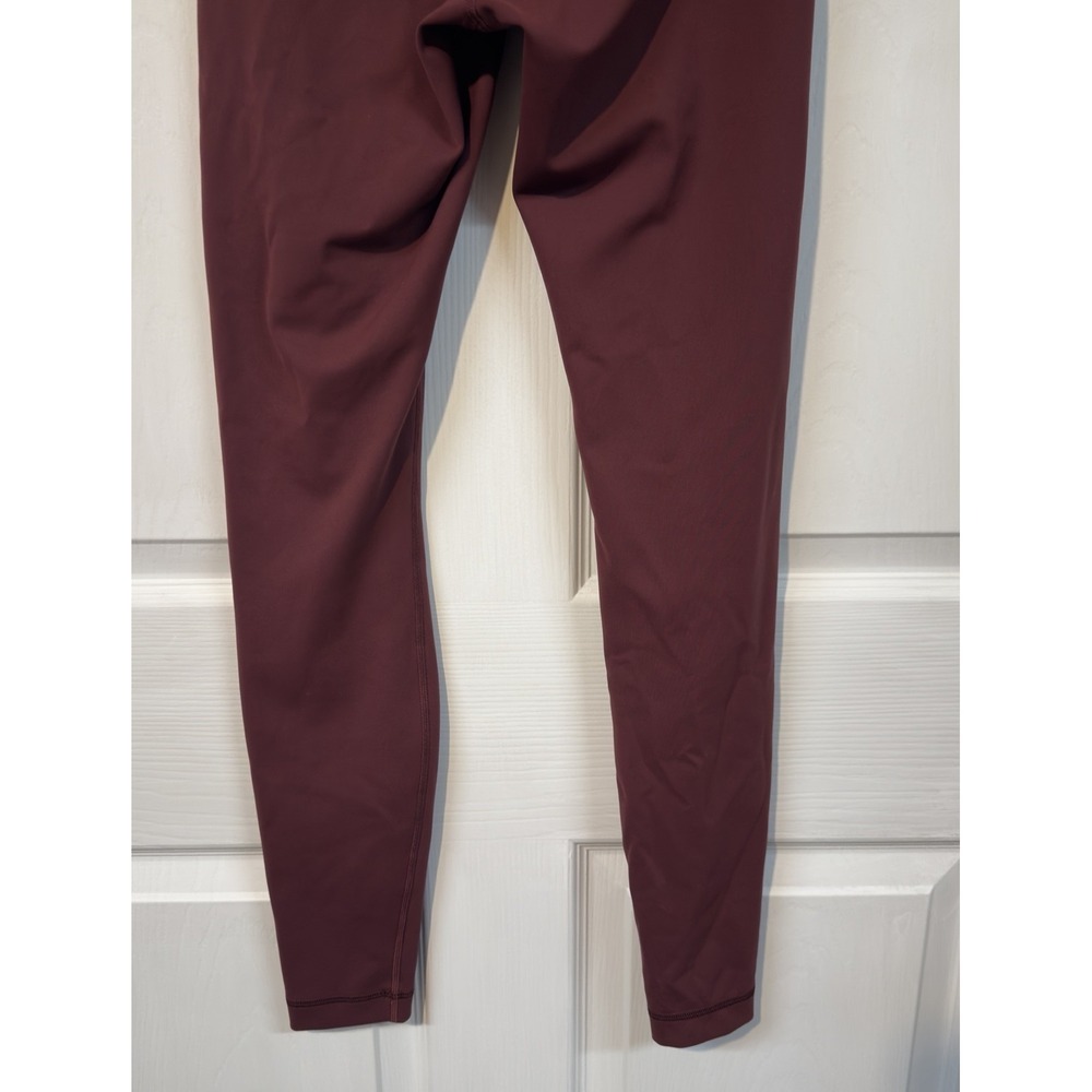 Lululemon Wunder Train High-Rise Tight 28" W5DJOS Size 6 Burgundy - Picture 6 of 11